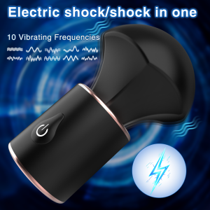 Mini AV Magic Wand Vibrator – Schwarzes Zwangsorgasmus Kinky Sexspielzeug für Frauen und Männer