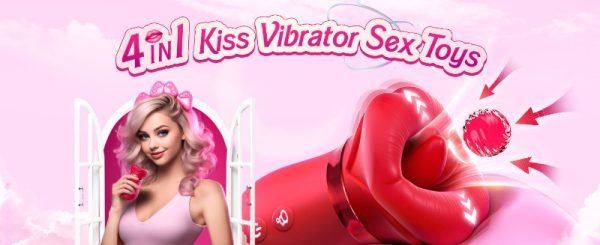 Zungen-Saug-Kitzler Vibrator – Realistische Mund-Lippen Oralsexspielzeuge für Männer und Frauen – Bild 6