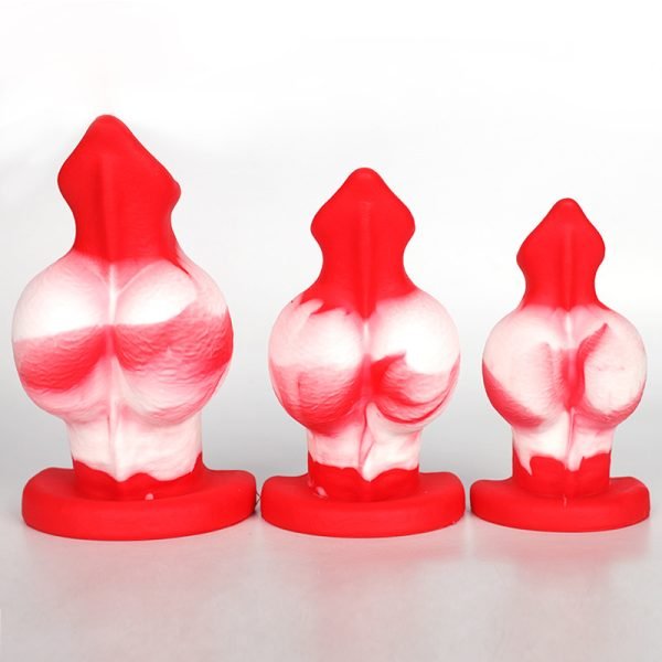 Fantasy Dog Dildo Anal Butt Plug – Realistische Vibratoren aus Silikon für Frauen und Männer – Bild 3