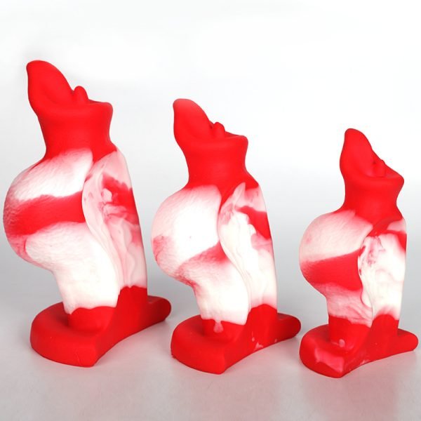 Fantasy Dog Dildo Anal Butt Plug – Realistische Vibratoren aus Silikon für Frauen und Männer – Bild 4