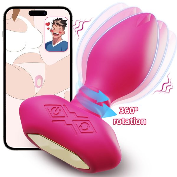 App-gesteuerter Bullet Vibrator mit Saugfunktion – Wasserdichtes Silikon Anal Sex Spielzeug für Frauen – Bild 10