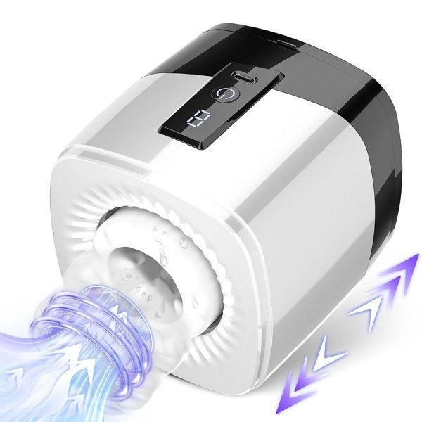 Intelligenter Silikon Thrusting Masturbator für Männer – Rotierende Saugnapf Vibrations Penis Massager – Bild 10