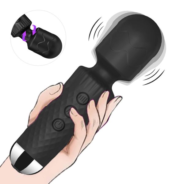 Wasserdichter Magic Wand Vibrator – Diamantförmiger Klitorisstimulator Sexspielzeug für Frauen – Bild 10