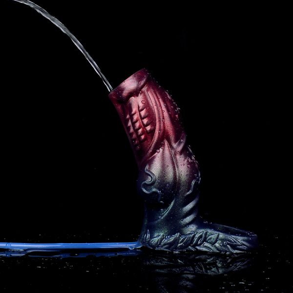 Squirting Mikropenis Bondage Spielzeug – Erzwungener Orgasmus Silikon 14 cm Mikropenis Verlängerung – Bild 12