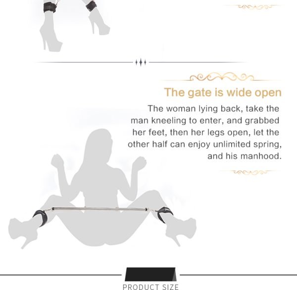 Leder Sex Swing Bondage Kit – Extreme Fesseln BDSM Sexspiele für das Versauen von Partnern – Bild 7