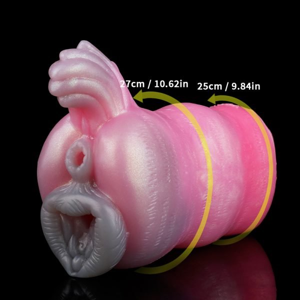 Wolf Sister Silikon-Muschi Lecken Taschenmuschi – Fantasievolle Texturen Blowjob für Männer