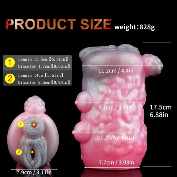 Ziegen-inspirierte Silikon-Taschenmuschi Blowjob – Grenzenlose Muschi Lecken-Fantasie für Männer – Bild 2