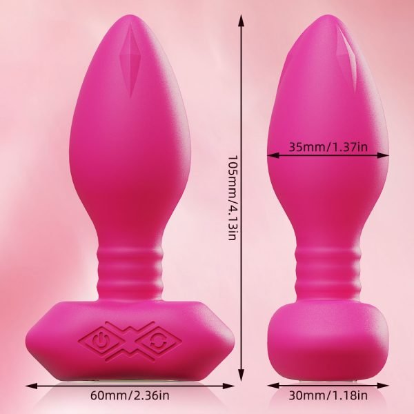App-gesteuerter Bullet Vibrator mit Saugfunktion – Wasserdichtes Silikon Anal Sex Spielzeug für Frauen – Bild 2
