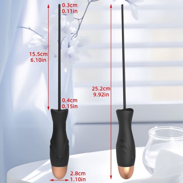 Vibrator Prostata Massage Sounding Stäbe – Penis Masturbation Silikon Sexspielzeug für Männer Gay – Bild 2
