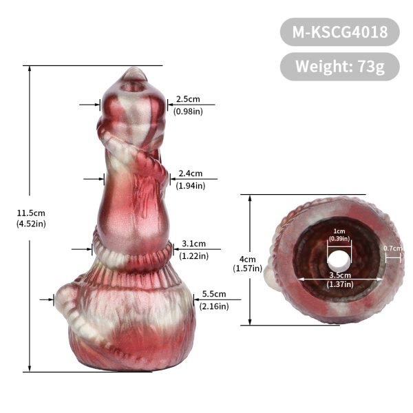 Vertical Dildo Knebel — Sex Fesselungs Silikon Bondage Set Frauen Sexspielzeug – Bild 9