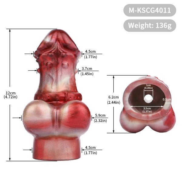 Silikon Dildo Ball Gags Oral Plug – Sexspielzeuge für Frauen mit Bondage-Set – Bild 7