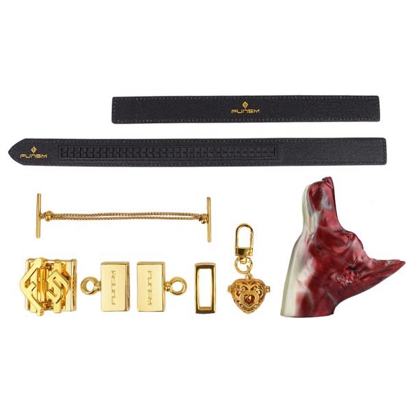 Wolfskopf-Mundknebel – Vertikaler Bondage-Knebel für Frauen – Bild 8