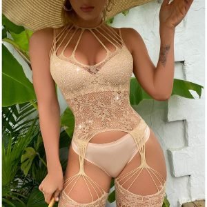 Offene Crotchless Dessous Sexy Kleidung - Fishnet Bodysuit Bondage Dessous Geschenke