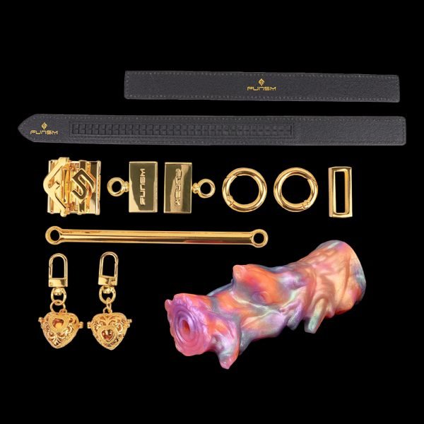 Vertikaler Silikon-Ballgag Bondage-Kit – Extrem-Fesselung & Kinky BDSM-Spielzeug – Bild 14