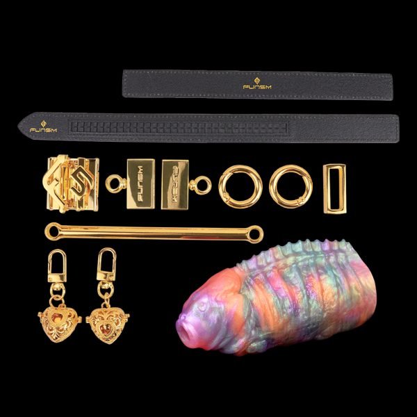 Fischförmiger Horizontaler Ballgag – Neonfarbener Silikon-Knebel für Bondage-Sessions – Bild 13