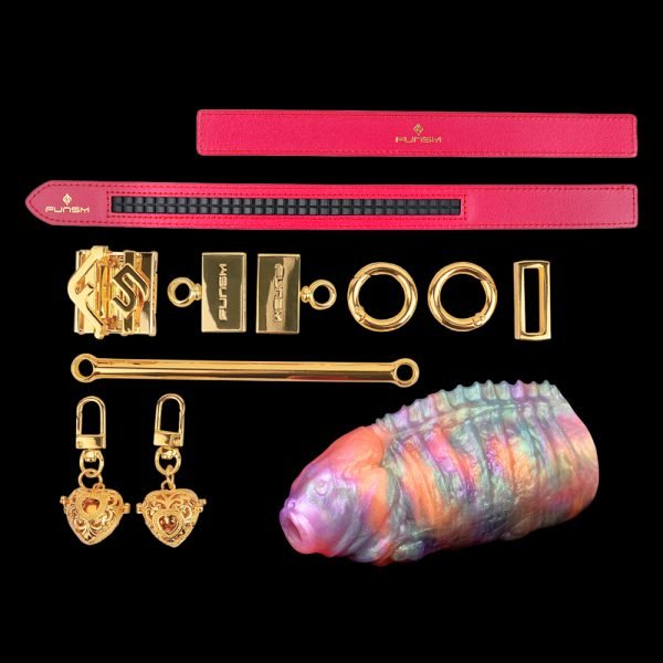 Fischförmiger Horizontaler Ballgag – Neonfarbener Silikon-Knebel für Bondage-Sessions – Bild 14