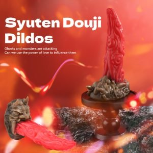 Fantasy Bad Zunge Anal Dildo Butt Plug – Roter Silikon Saugfuß Sexspielzeug für Frauen