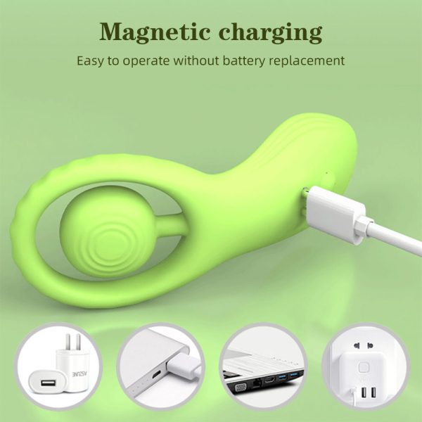 Silikon Vibrations-Penisring mit Fernbedienung – Klitorisstimulator Sexspielzeug für Männer & Frauen – Bild 7