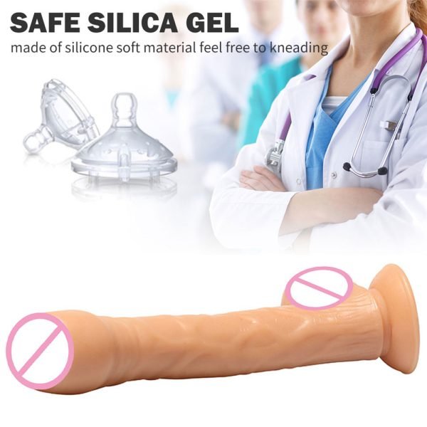 Silikon Saugnapf-Dildo – Realistische Masturbation für Frauen (Vaginal & Anal)