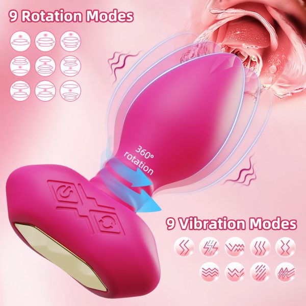 App-gesteuerter Bullet Vibrator mit Saugfunktion – Wasserdichtes Silikon Anal Sex Spielzeug für Frauen – Bild 3