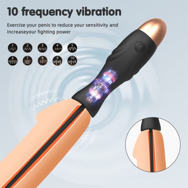 Vibrator Prostata Massage Sounding Stäbe – Penis Masturbation Silikon Sexspielzeug für Männer Gay – Bild 3