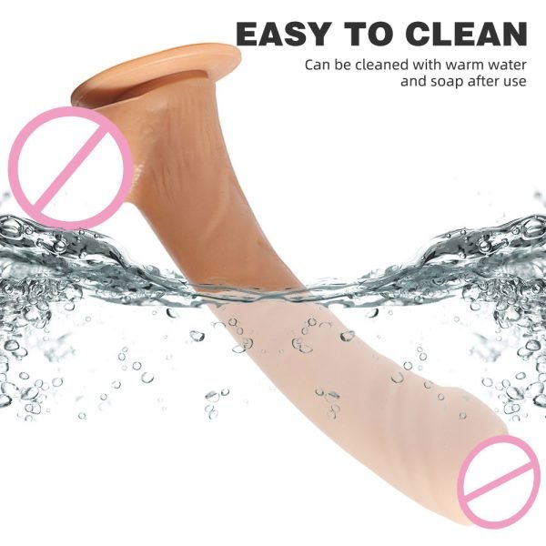 Silikon Saugnapf-Dildo – Realistische Masturbation für Frauen (Vaginal & Anal) – Bild 4