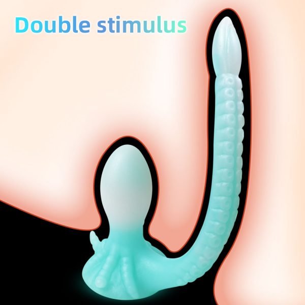 Leuchtender Tentakel Fantasy Analplug – Duale Stimulation für Vaginale Masturbation & Weibliche Lustspielzeuge – Bild 5