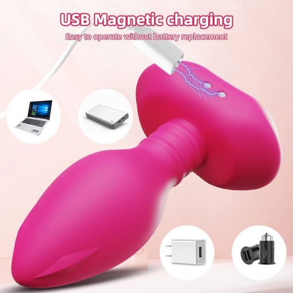 App-gesteuerter Bullet Vibrator mit Saugfunktion – Wasserdichtes Silikon Anal Sex Spielzeug für Frauen – Bild 4