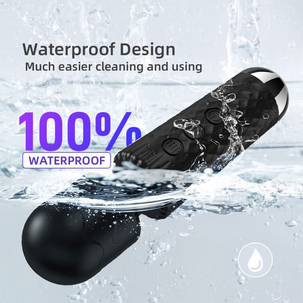 Wasserdichter Magic Wand Vibrator – Diamantförmiger Klitorisstimulator Sexspielzeug für Frauen