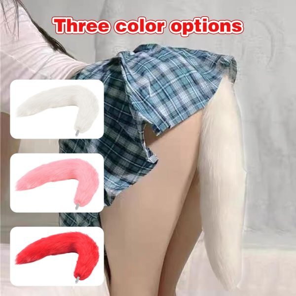 Abnehmbares Fox Analplug Bondage Kit – Extreme Restraints Edelstahl Kinky Sex Spielzeuge