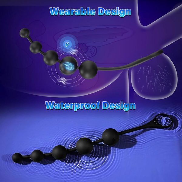 Analplug mit Perlen – App-gesteuerter Vibrator Sexspielzeug für Männer & Frauen – Bild 5