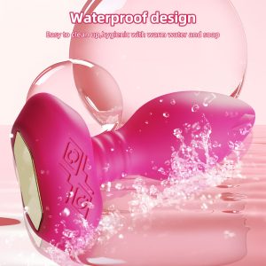 App-gesteuerter Bullet Vibrator mit Saugfunktion – Wasserdichtes Silikon Anal Sex Spielzeug für Frauen