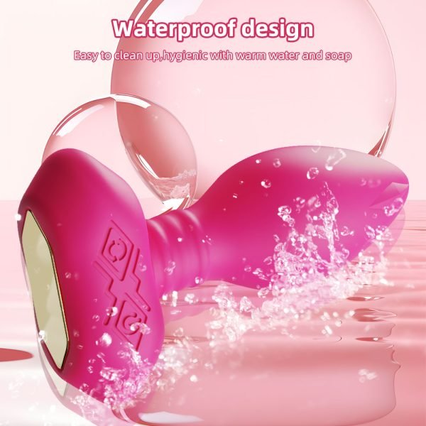 App-gesteuerter Bullet Vibrator mit Saugfunktion – Wasserdichtes Silikon Anal Sex Spielzeug für Frauen