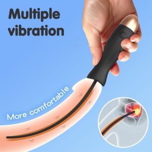 Vibrator Prostata Massage Sounding Stäbe – Penis Masturbation Silikon Sexspielzeug für Männer Gay