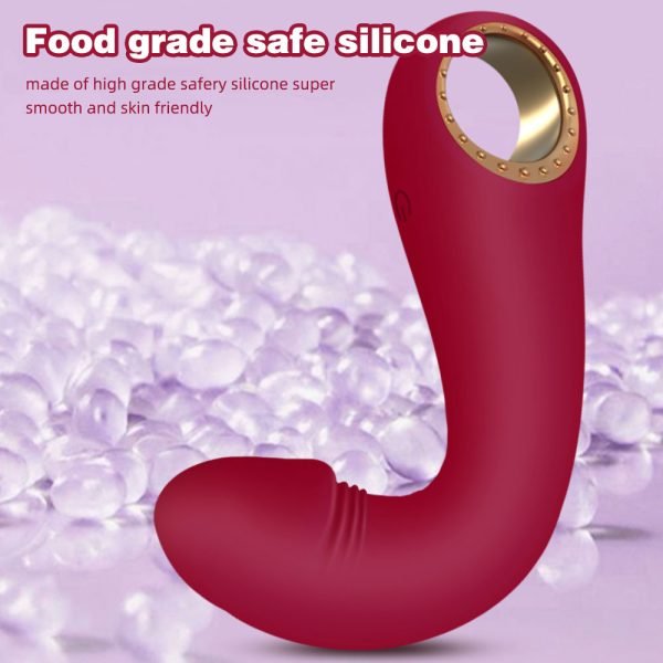 Multi-Anal Dildo G-Punkt Vibrator – Rotes Silikon Frauen Masturbation Sexspielzeug