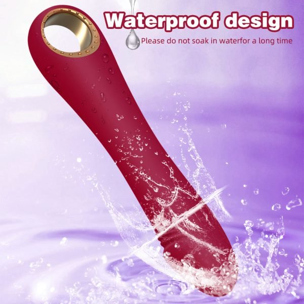 Multi-Anal Dildo G-Punkt Vibrator – Rotes Silikon Frauen Masturbation Sexspielzeug – Bild 8