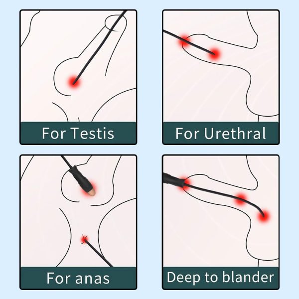Vibrator Prostata Massage Sounding Stäbe – Penis Masturbation Silikon Sexspielzeug für Männer Gay – Bild 9