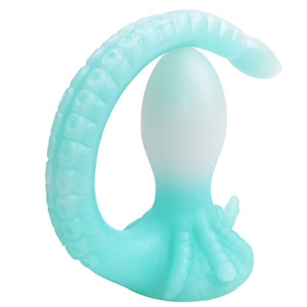 Leuchtender Tentakel Fantasy Analplug – Duale Stimulation für Vaginale Masturbation & Weibliche Lustspielzeuge – Bild 10