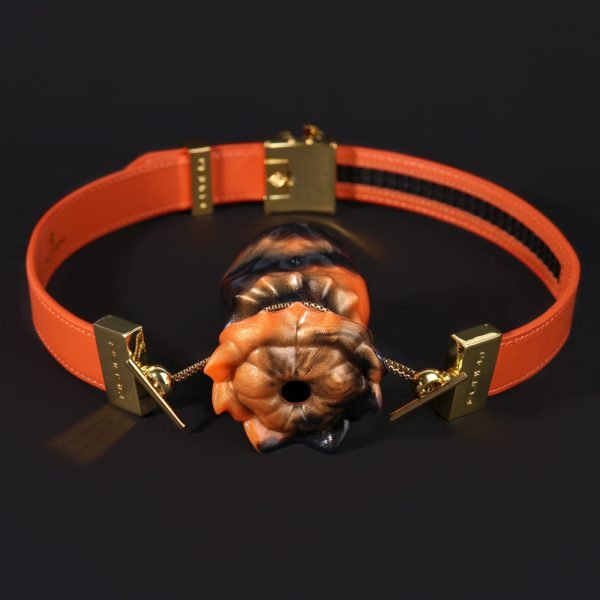 Rose Fantasy Dildo Knebel – BDSM Fesselungen Silikon Kinky Sexspielzeug – Bild 2