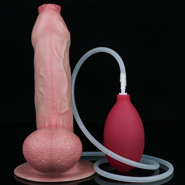 Realistisches Silikon-Squirting-Dildo – Fantasie Strap-On Anal Sexspielzeug für Frauen – Bild 7