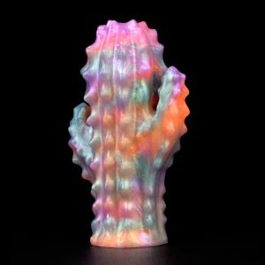 Kaktus-inspirierter horizontaler Ballgag – Silikon-Mundknebel für BDSM und Fantasie-Spiele