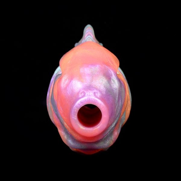 Fischförmiger Horizontaler Ballgag – Neonfarbener Silikon-Knebel für Bondage-Sessions – Bild 8