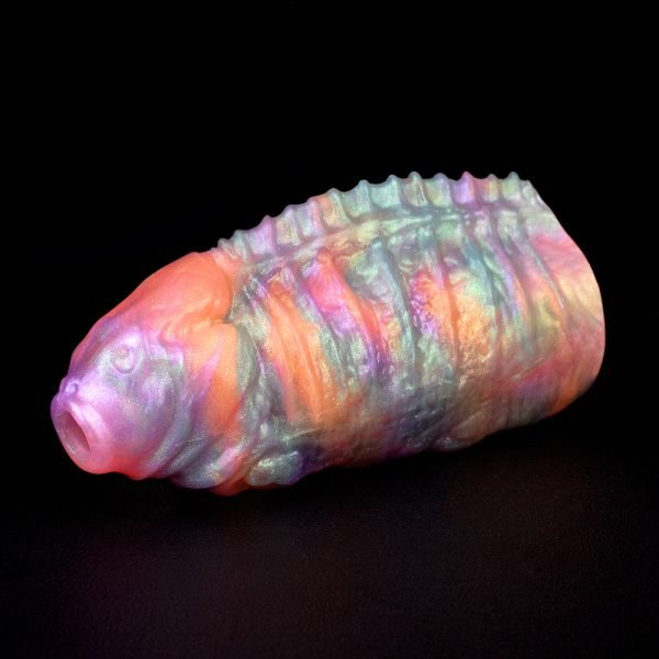 Fischförmiger Horizontaler Ballgag – Neonfarbener Silikon-Knebel für Bondage-Sessions