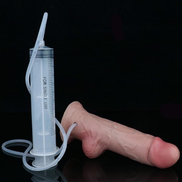 Spritzende realistische Analdildos – Strap-on Fantasie Silikon Sexspielzeuge für Frauen – Bild 7