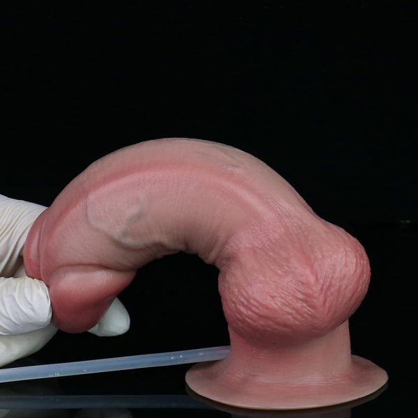 Spritzende realistische Analdildos – Strap-on Fantasie Silikon Sexspielzeuge für Frauen – Bild 9