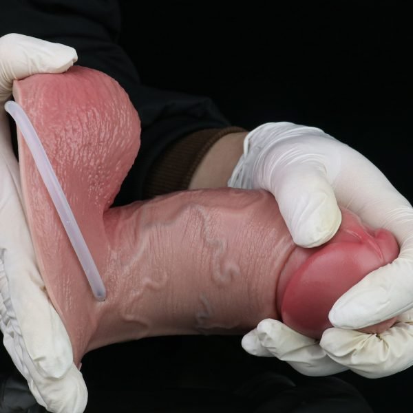 Riesiger realistischer spritzender Analdildo – Strap-on Silikon Masturbations-Sexspielzeug für Frauen – Bild 11