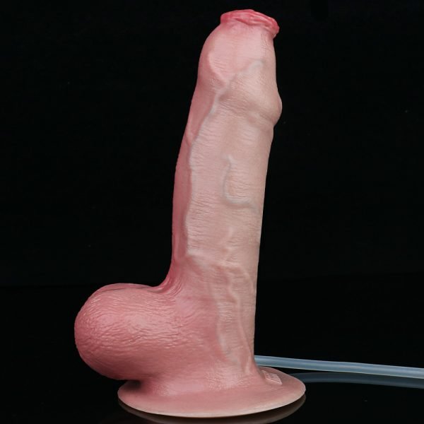 Realistisches Silikon-Squirting-Dildo – Fantasie Strap-On Anal Sexspielzeug für Frauen – Bild 4
