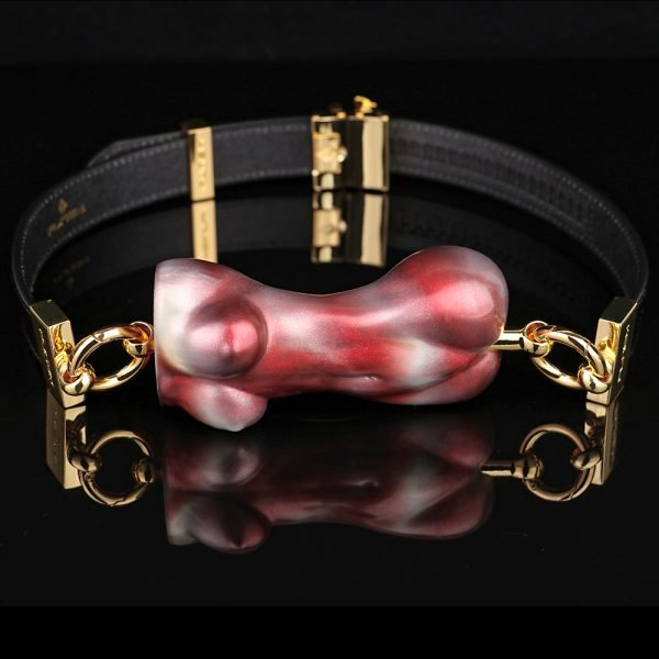 Horizontale Bondage Mundknebel – Extreme Fesselungen Silikon Nackte-Form BDSM Spielzeuge – Bild 2
