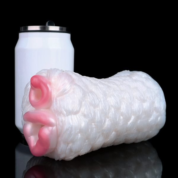 Zweikanal Silikon Vibration Masturbator – Penis Massage Becher – Bild 6