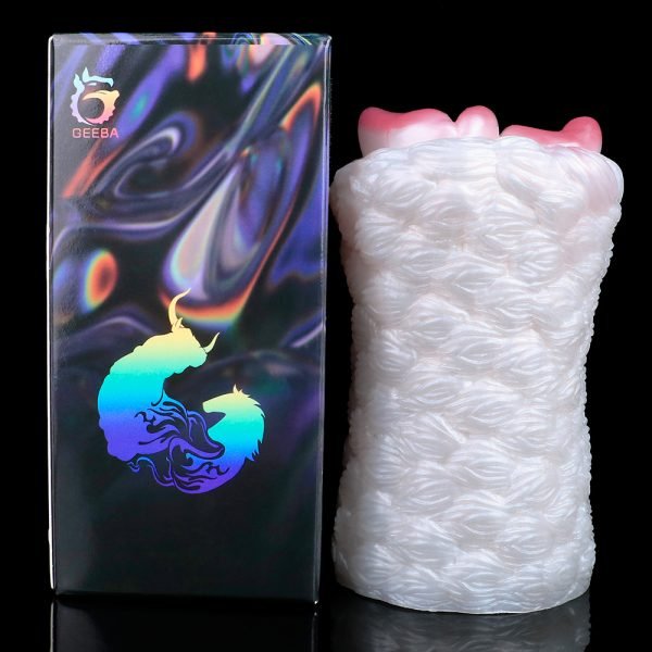 Zweikanal Silikon Vibration Masturbator – Penis Massage Becher – Bild 10